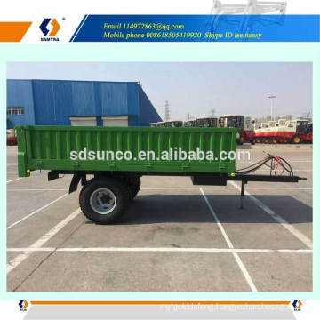 10Tons hydraulic tipping Trailer on tractor